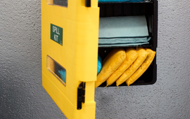 Armário para equipamentos de derramamento e de emergência